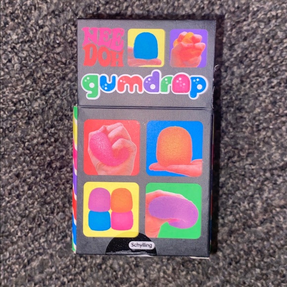 Needoh Gumdrop Super Solid Squish - Orange NEW - Picture 2 of 3